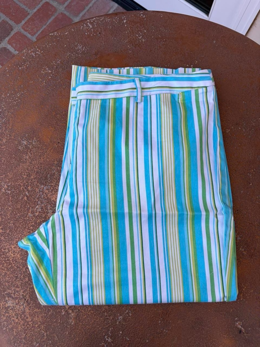 Briggs New York striped capri pants bundle Sz 18W #stripes #preppy #plaid